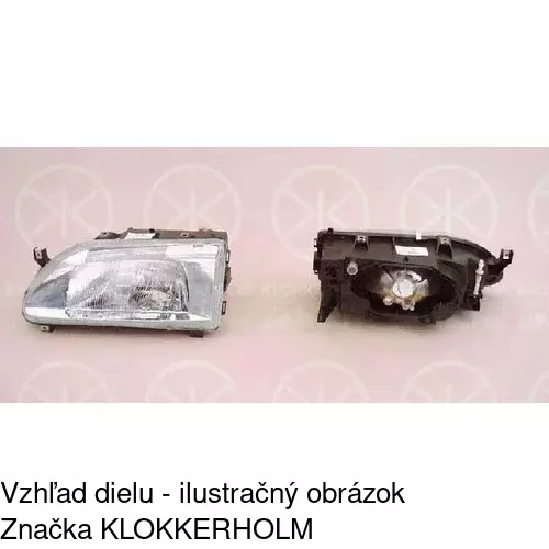 Hlavný reflektor 6019093E /POLCAR/ - obr. 3