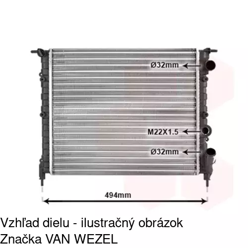 Chladiče vody 602108A1 /POLCAR/ - obr. 3