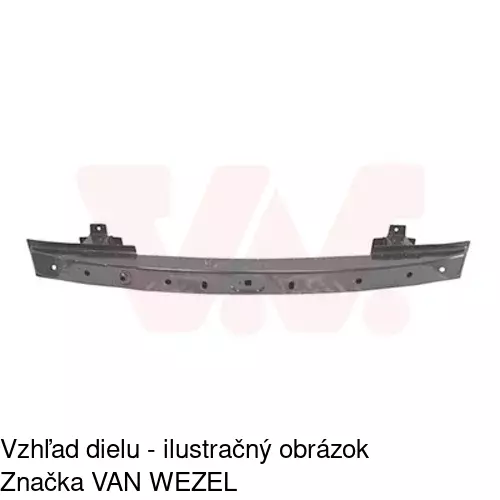 Výstuha nárazníka 602607-3 /POLCAR/ - obr. 1