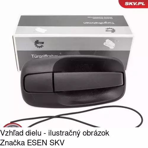 Vnútorná kľučka 6026Z-43 /POLCAR/ - obr. 1