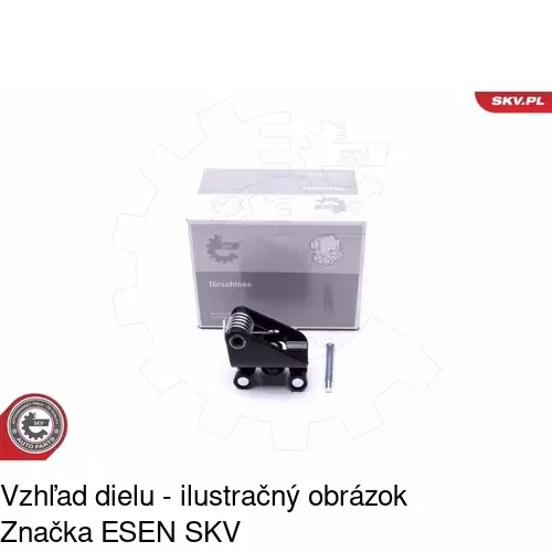 Vozík - kolieska pant posuvných dverí 6026Z-73 /POLCAR/ - obr. 3