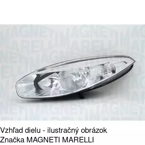 Hlavný reflektor 603510-E /POLCAR/ - obr. 2