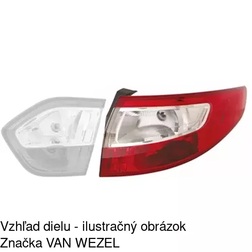 Zadné svetlo 603588-E /POLCAR/ - obr. 2