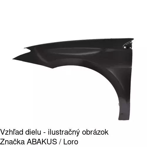 Predný blatník 603901 /POLCAR/ - obr. 1