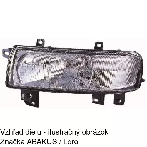 Hlavný reflektor 6041101C /POLCAR/ - obr. 4