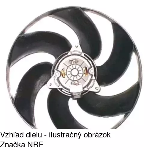 Ventilátor bez krytu / podpery 604123U4X /POLCAR/ - obr. 1