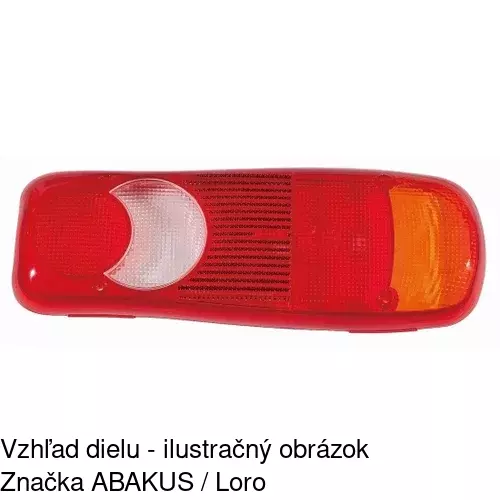 Tienidlo zadného svetla 6041870E /POLCAR/ - obr. 1