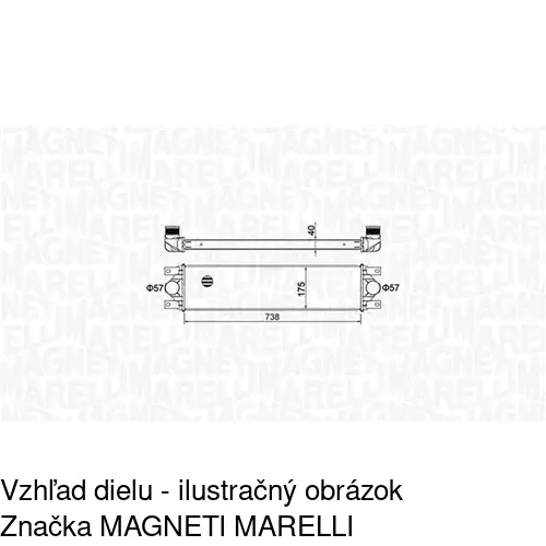 Chladiče vzduchu (Intercoolery) 6042J8-1 /POLCAR/ - obr. 2