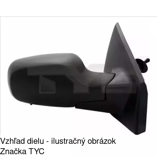 Vonkajšie zrkadlo POLCAR 6055521E