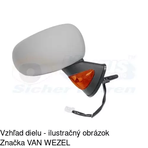Vonkajšie zrkadlo 6056522M /POLCAR/ - obr. 2