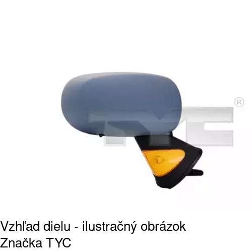 Vonkajšie zrkadlo 6056524S /POLCAR/ - obr. 2
