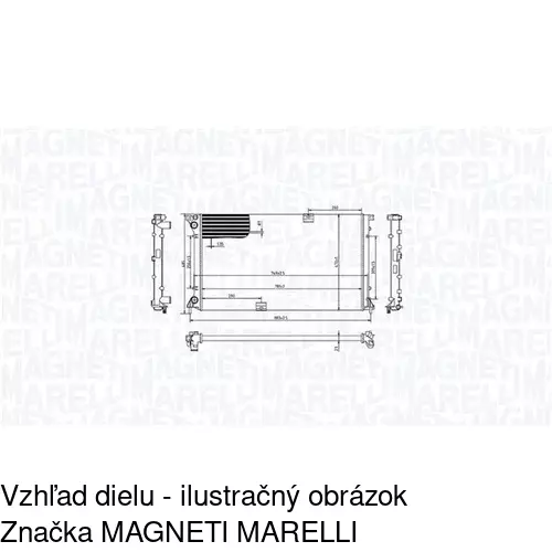 Chladiče vody POLCAR 6060088X