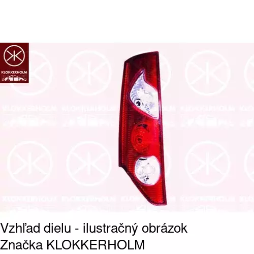 Zadné svetlo 6062871E /POLCAR/ - obr. 1