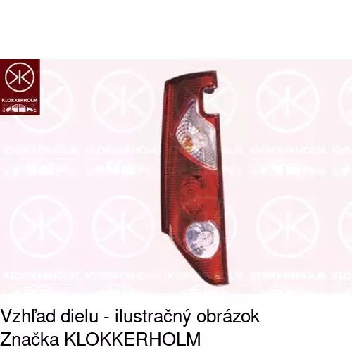 Zadné svetlo 606288-E /POLCAR/ - obr. 1