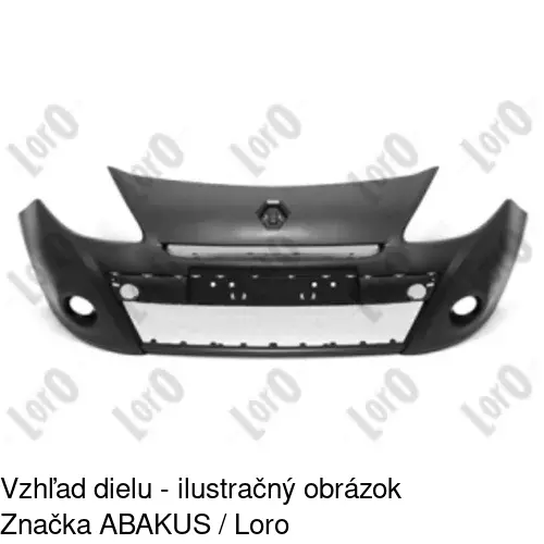 Zadný nárazník 606296-6 /POLCAR/ - obr. 1