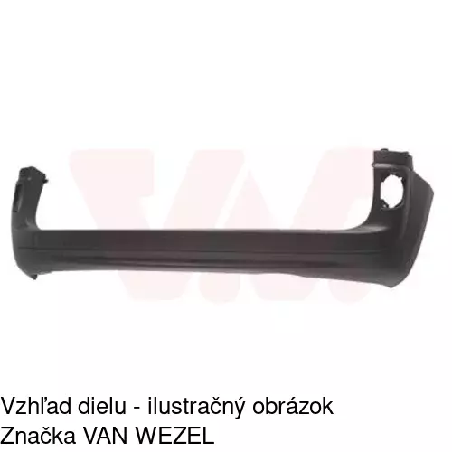 Zadný nárazník 606296-6 /POLCAR/ - obr. 2