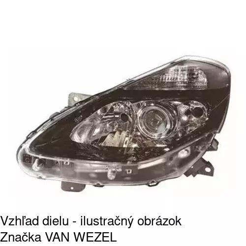 Hlavný reflektor 6064097E /POLCAR/ - obr. 4