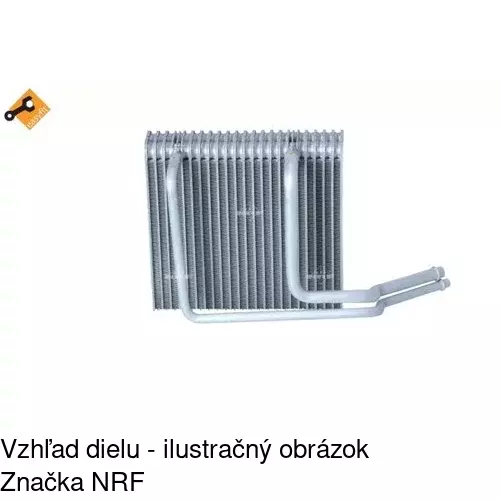 Výparník klimatizácie 6070P8-1 /POLCAR/ - obr. 1