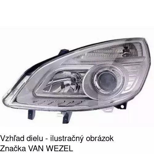Hlavný reflektor 607209-E /POLCAR/ - obr. 4