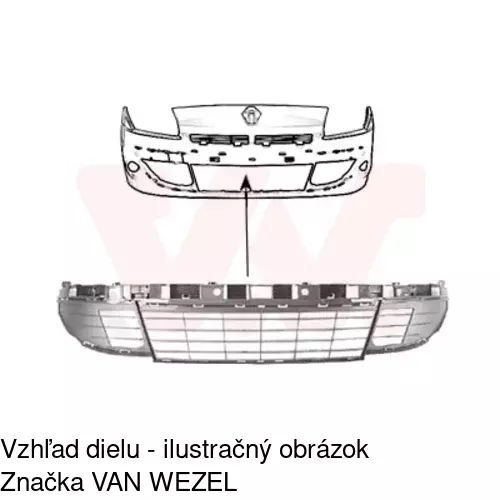 Kryt v nárazníku 607327 /POLCAR/ - obr. 2