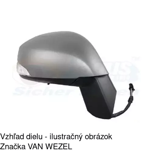 Vonkajšie zrkadlo 6073525M /POLCAR/ - obr. 3