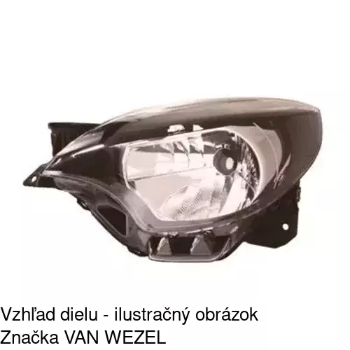 Hlavný reflektor 60A1090E /POLCAR/ - obr. 4