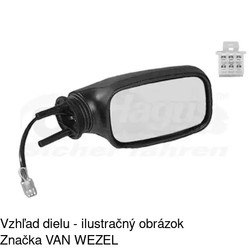 Vonkajšie zrkadlo 6320514M /POLCAR/ - obr. 2
