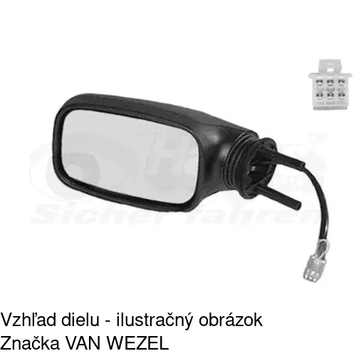 Vonkajšie zrkadlo 6320524M /POLCAR/ - obr. 2