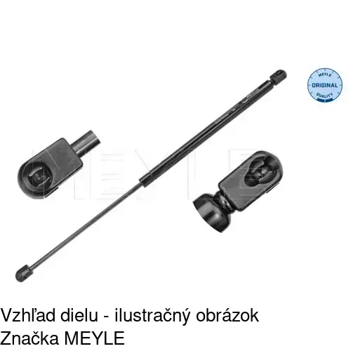 Plynová pružina 6522AB1D /POLCAR/ - obr. 5