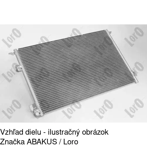 Chladiče klimatizácie 6522K8C3 /POLCAR/ - obr. 2