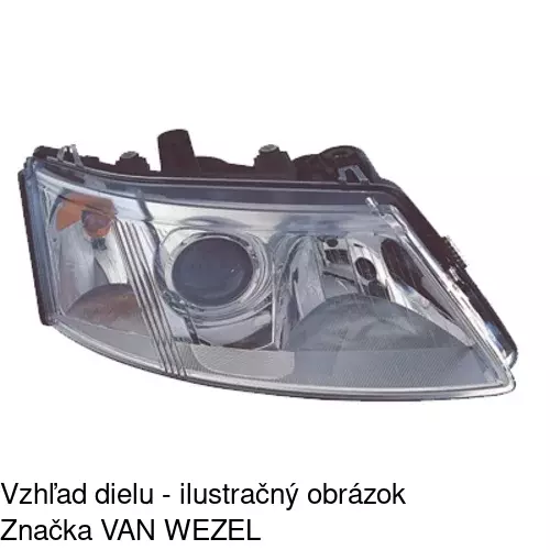 Hlavný reflektor 6530100E /POLCAR/ - obr. 4