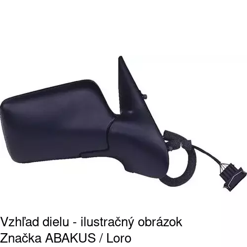 Vonkajšie zrkadlo 6713521E /POLCAR/ - obr. 5