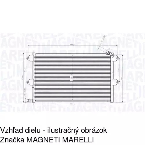 Chladiče klimatizácie 6713K8C2S /POLCAR/ - obr. 1