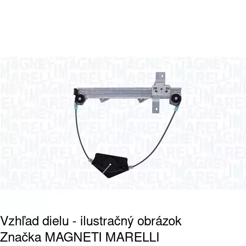Mechanizmus sťahovania okna elektrický bez motora 6713PSG2 /POLCAR/ - obr. 3