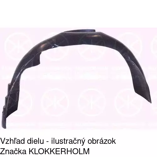 Podblatník (plast) POLCAR 6714FL1T