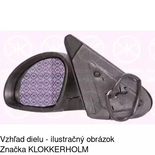 Vonkajšie zrkadlo 6722515E /POLCAR/ - obr. 2