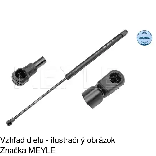 Plynová pružina 6722AB /POLCAR/ - obr. 2