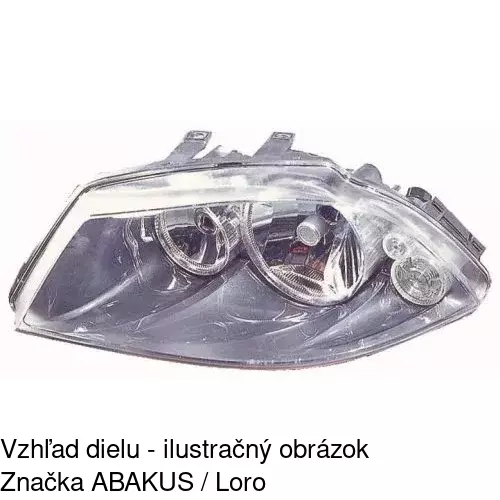 Hlavný reflektor 673009-E /POLCAR/ - obr. 5
