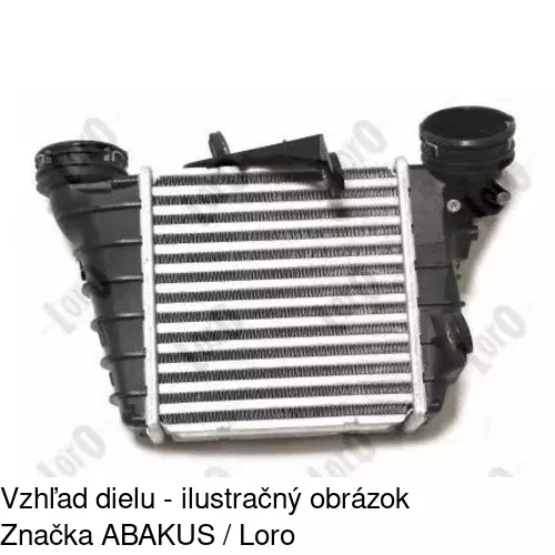 Chladiče vzduchu (Intercoolery) 6730J8-1 /POLCAR/ - obr. 2