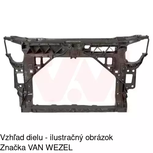 Predné čelo 67B104-1 /POLCAR/ - obr. 1