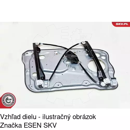 Mechanizmus sťahovania okna elektrický bez motora 6913PSG2 /POLCAR/ - obr. 4