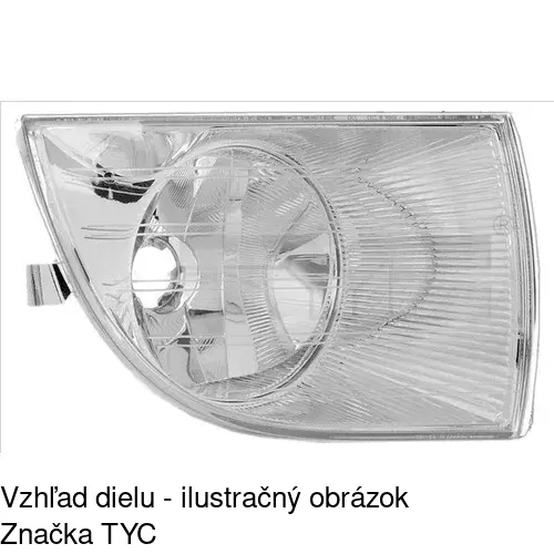 Hmlové svetlo - predné POLCAR 6915300E