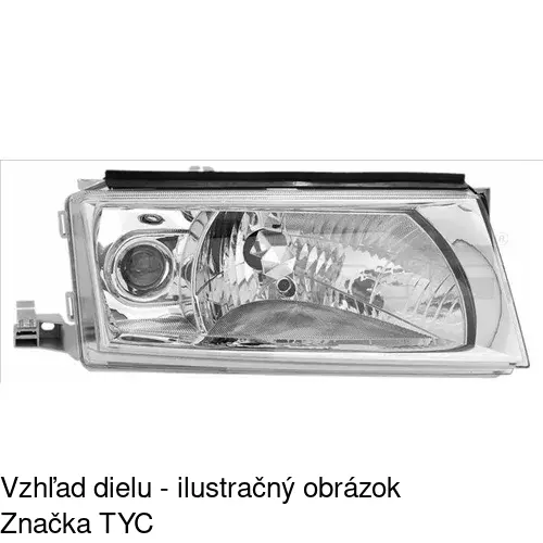 Hlavný reflektor POLCAR 6921103E