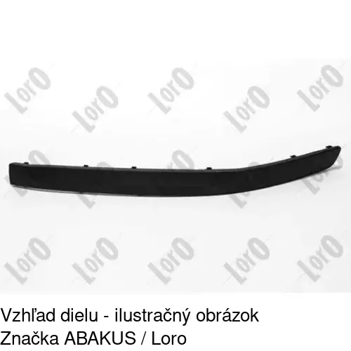 Lišta nárazníka 692207-6 /POLCAR/ - obr. 2