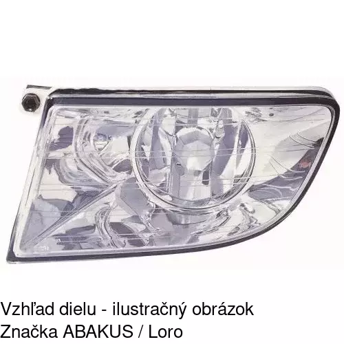 Hmlové svetlo - predné 692229-T /POLCAR/ - obr. 5