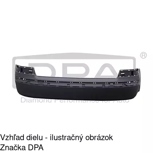 Zadný nárazník 692296-2 /POLCAR/ - obr. 2