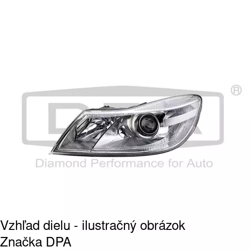 Hlavný reflektor 692310-E /POLCAR/ - obr. 3