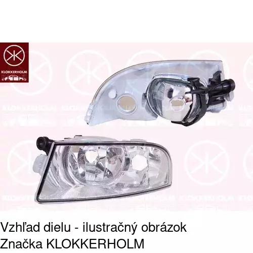 Hmlové svetlo - predné 6923300E /POLCAR/ - obr. 1