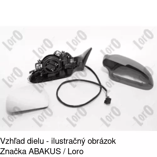 Vonkajšie zrkadlo 6923515M /POLCAR/ - obr. 2