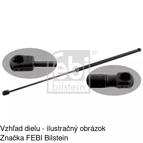 Plynová pružina 6925AS /POLCAR/ - obr. 1